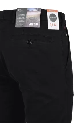 Hombre Meyer Roma Cotton Chino Negro