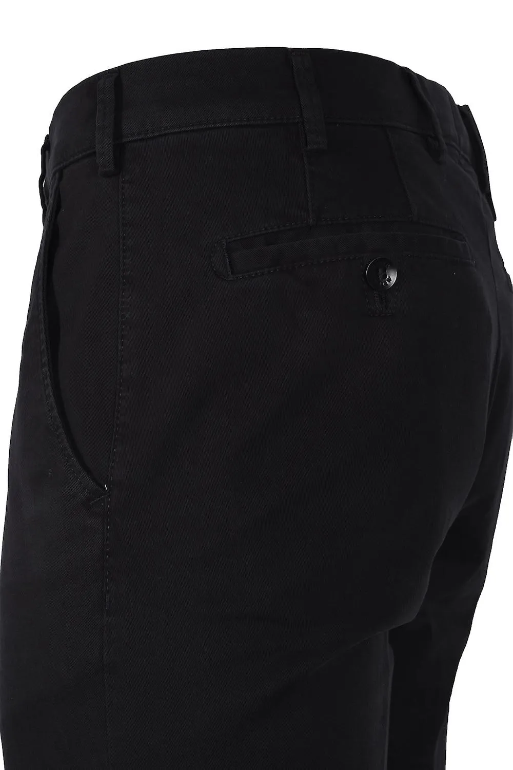 Hombre Meyer Roma Cotton Chino Negro