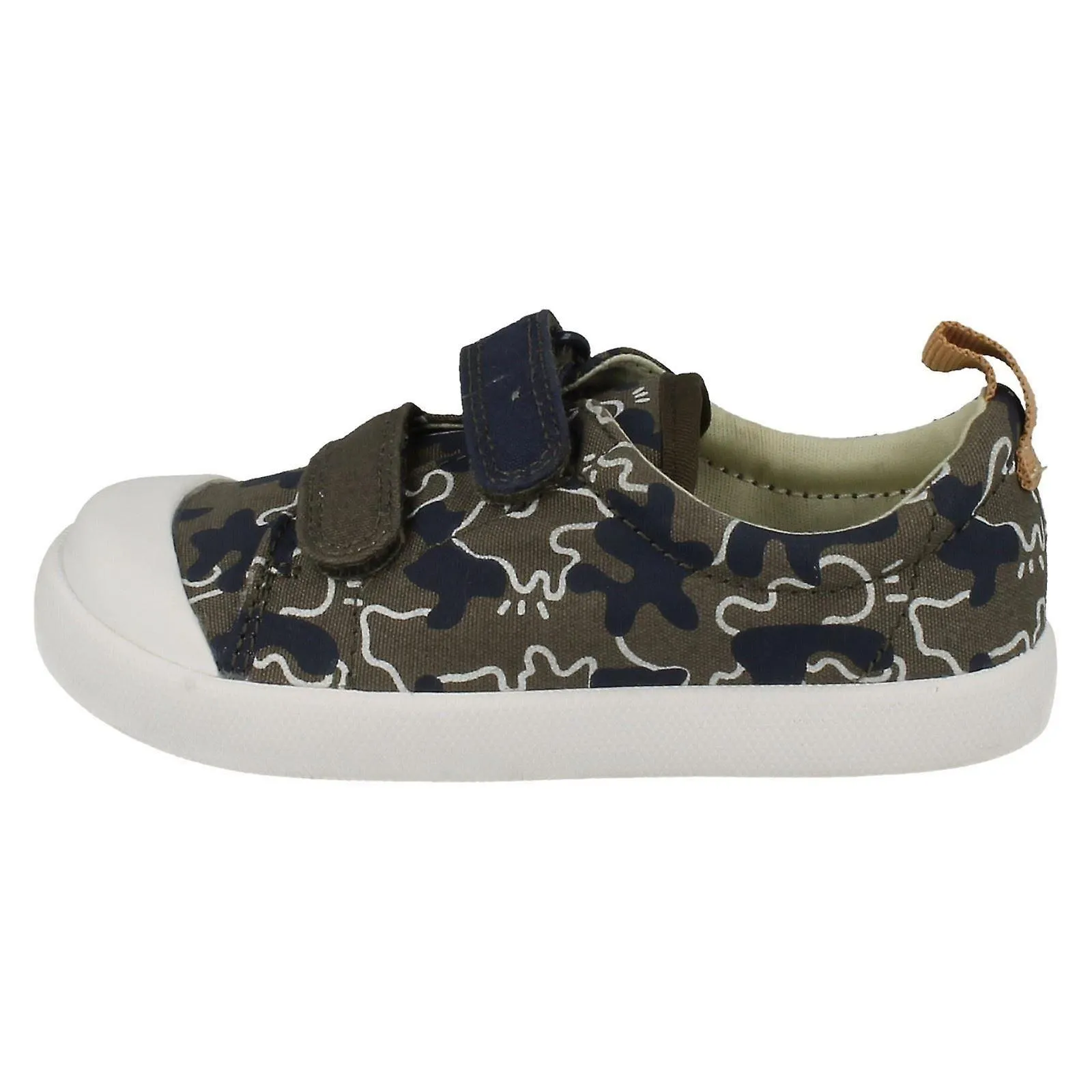 Infantil niños Clarks máquina lavable verano garabatos Halcy alta