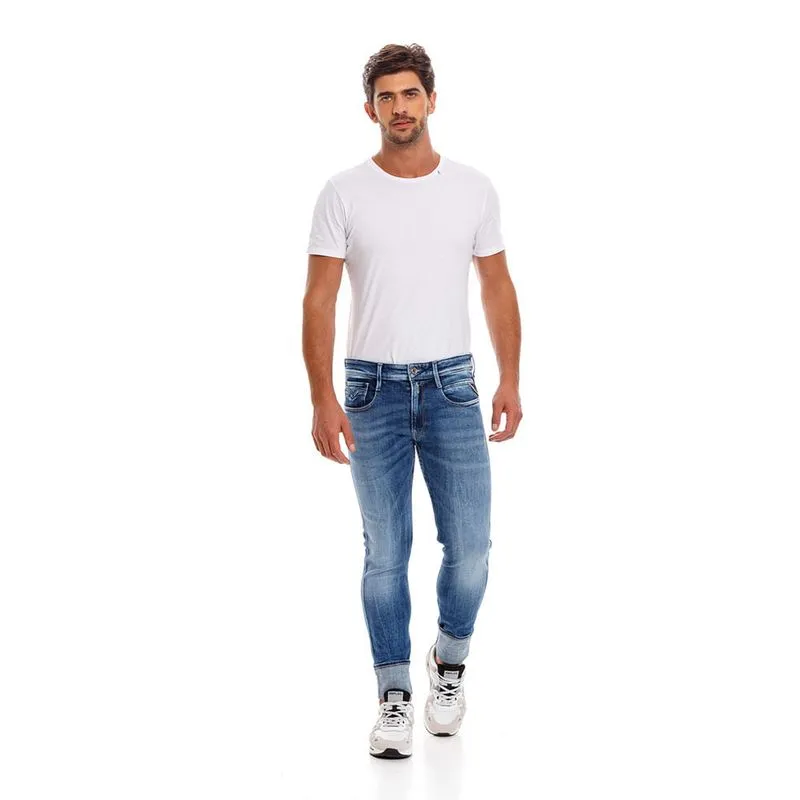 Jean Rigido Para Hombre Anbass Replay 29906