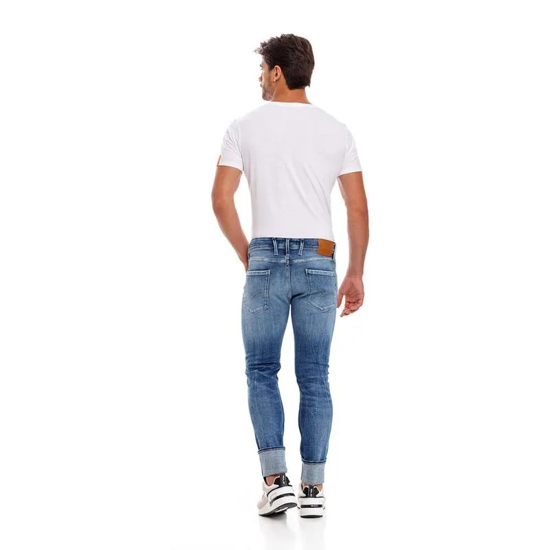 Jean Rigido Para Hombre Anbass Replay 29906