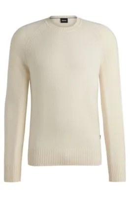 Jersey de cashmere con cuello redondo