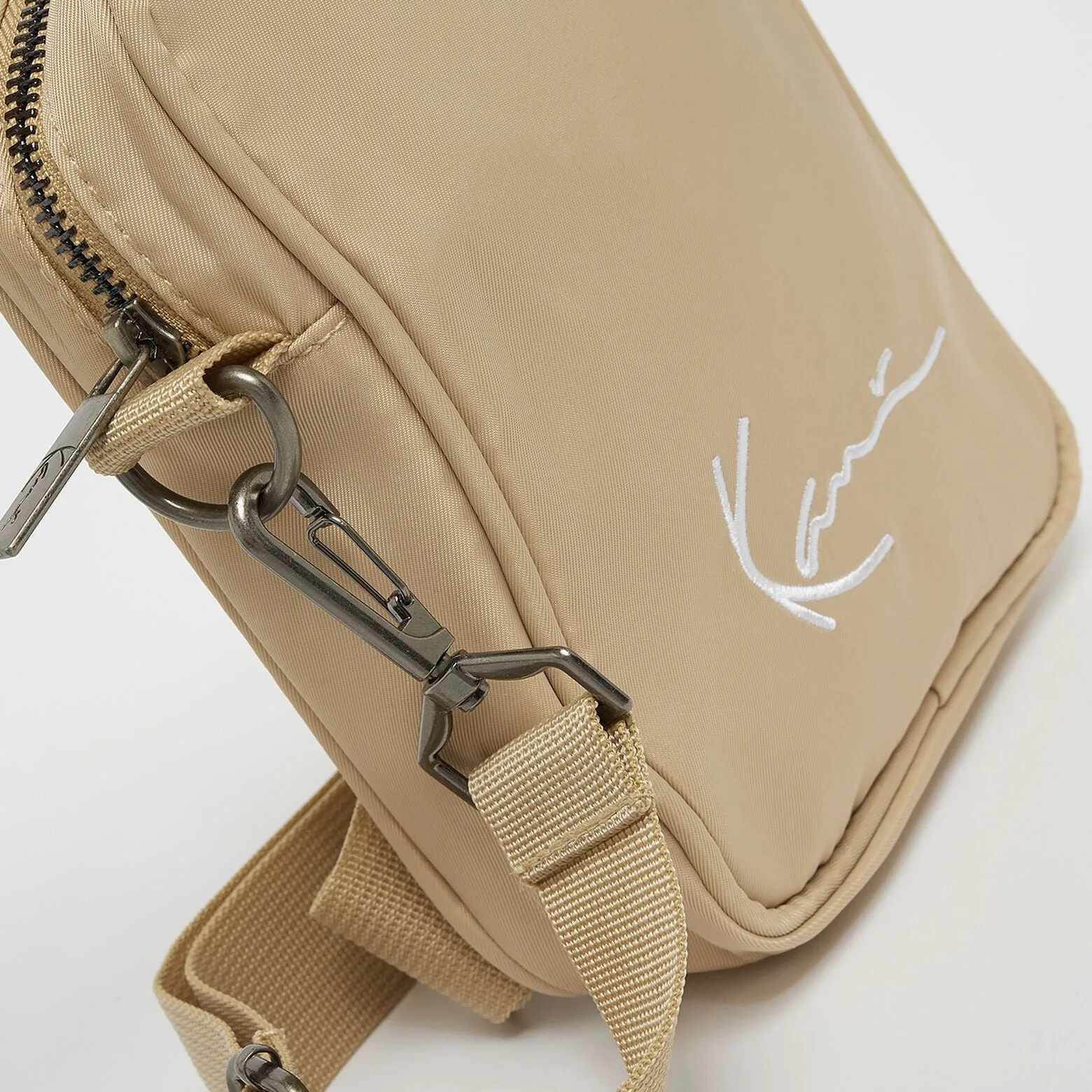 karl kani bolso bandolera signature small messenger beige