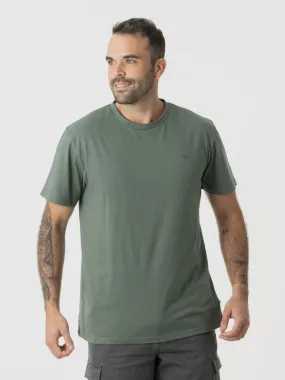 KIVUL Polera Kivul Logo Reciclada Hombre Verde