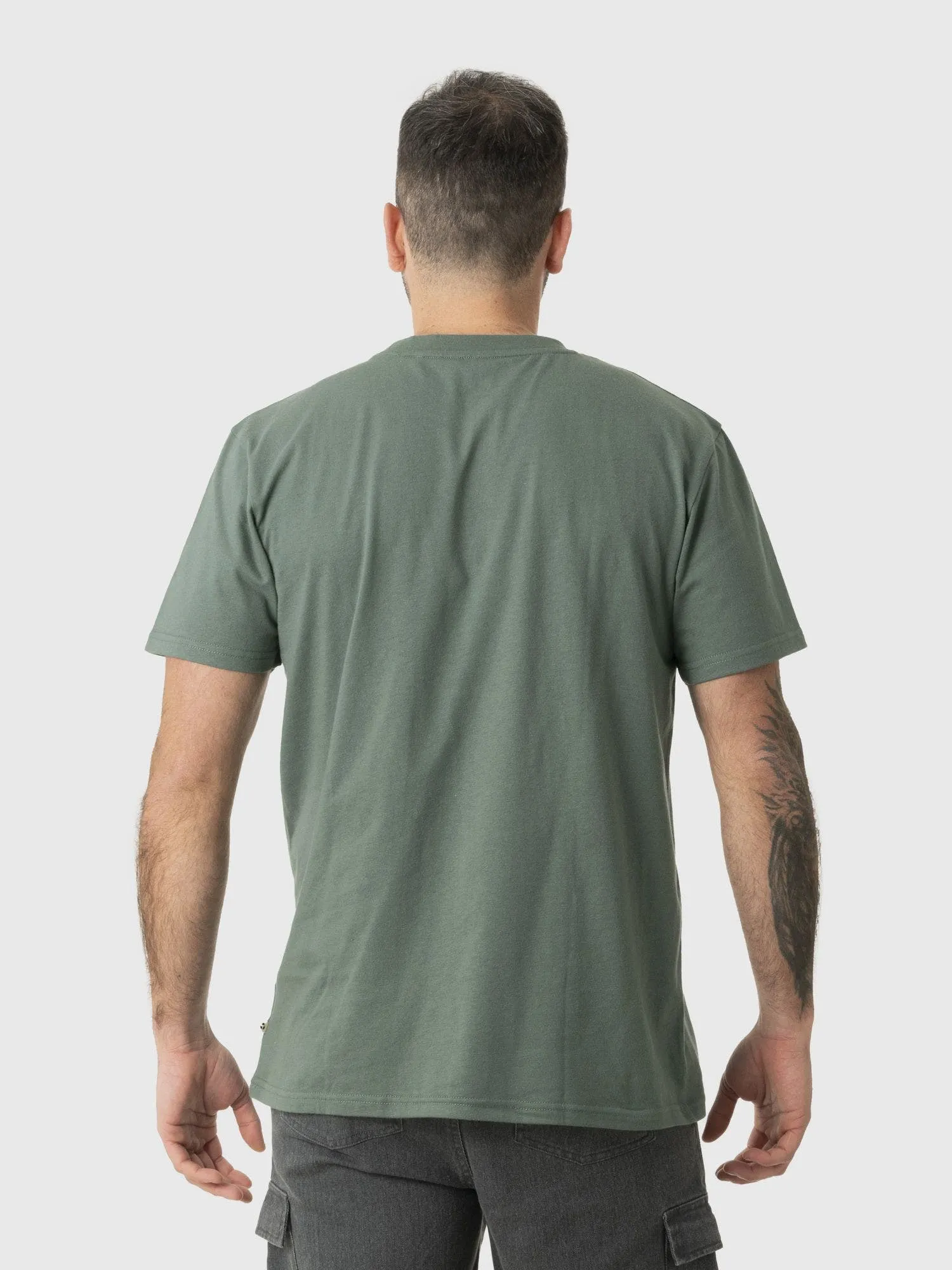 KIVUL Polera Kivul Logo Reciclada Hombre Verde