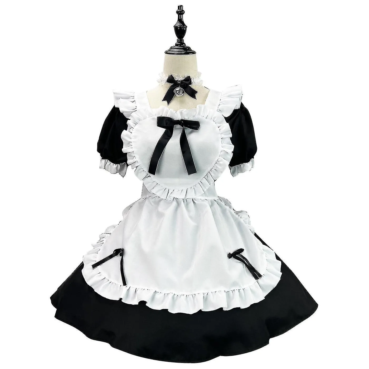 Ladies Japanese Classic Maid Dress Maid Skirt Cafe Dress / 4 Colors Available