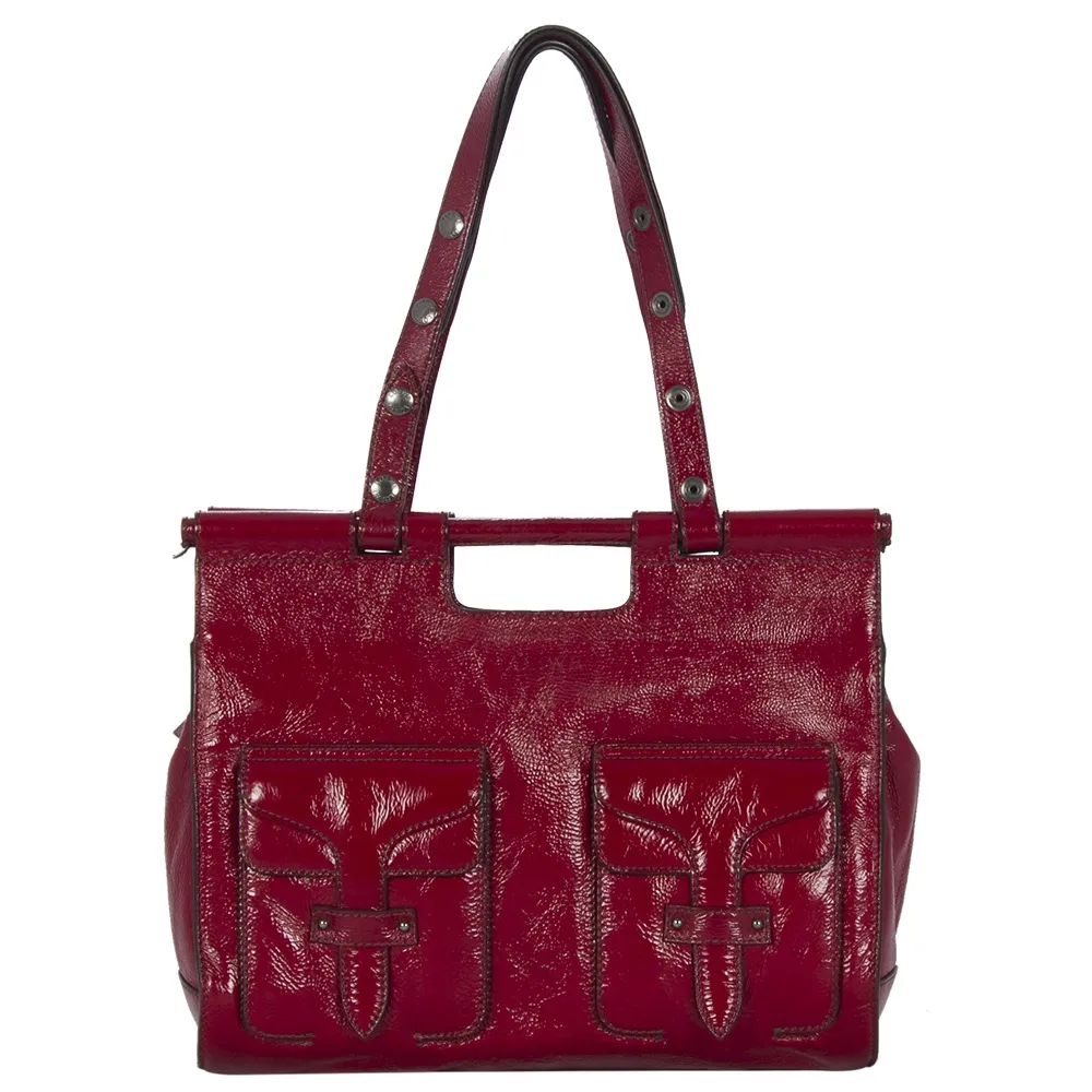 Loewe Bolso Charol Rojo