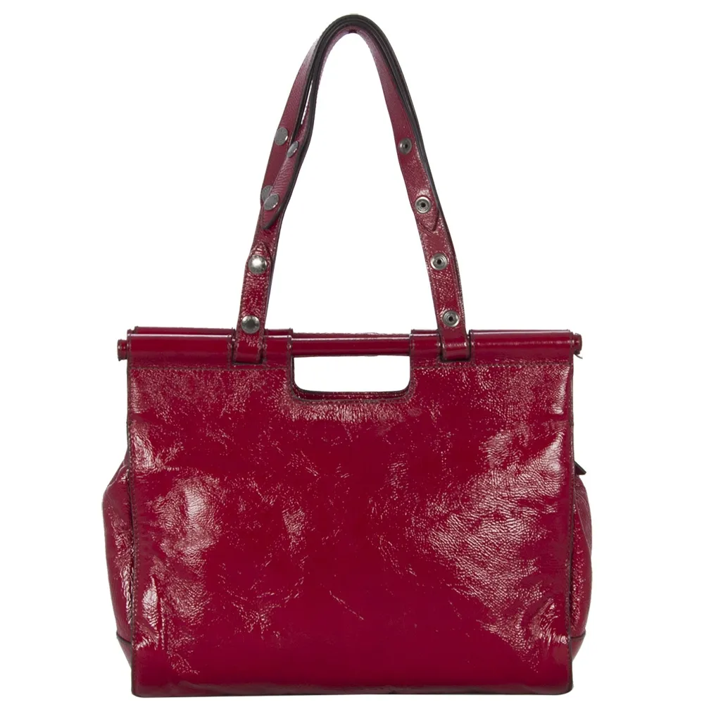 Loewe Bolso Charol Rojo