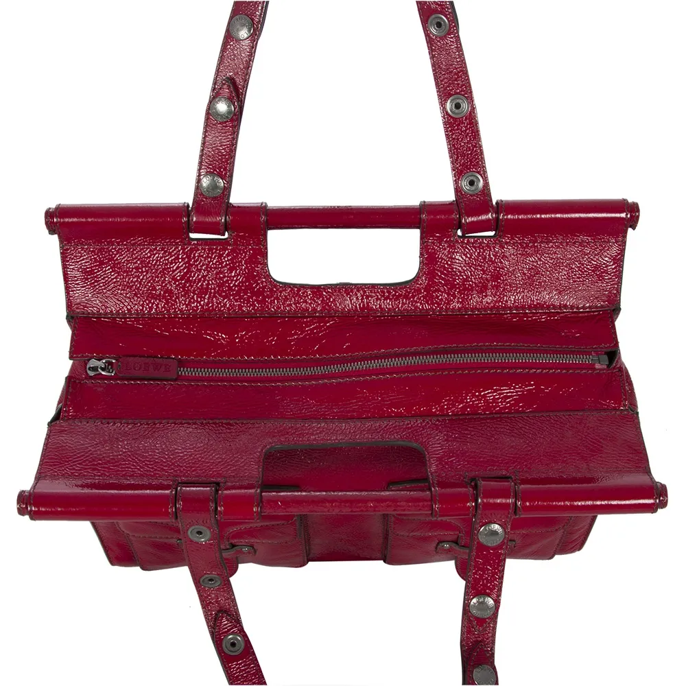 Loewe Bolso Charol Rojo