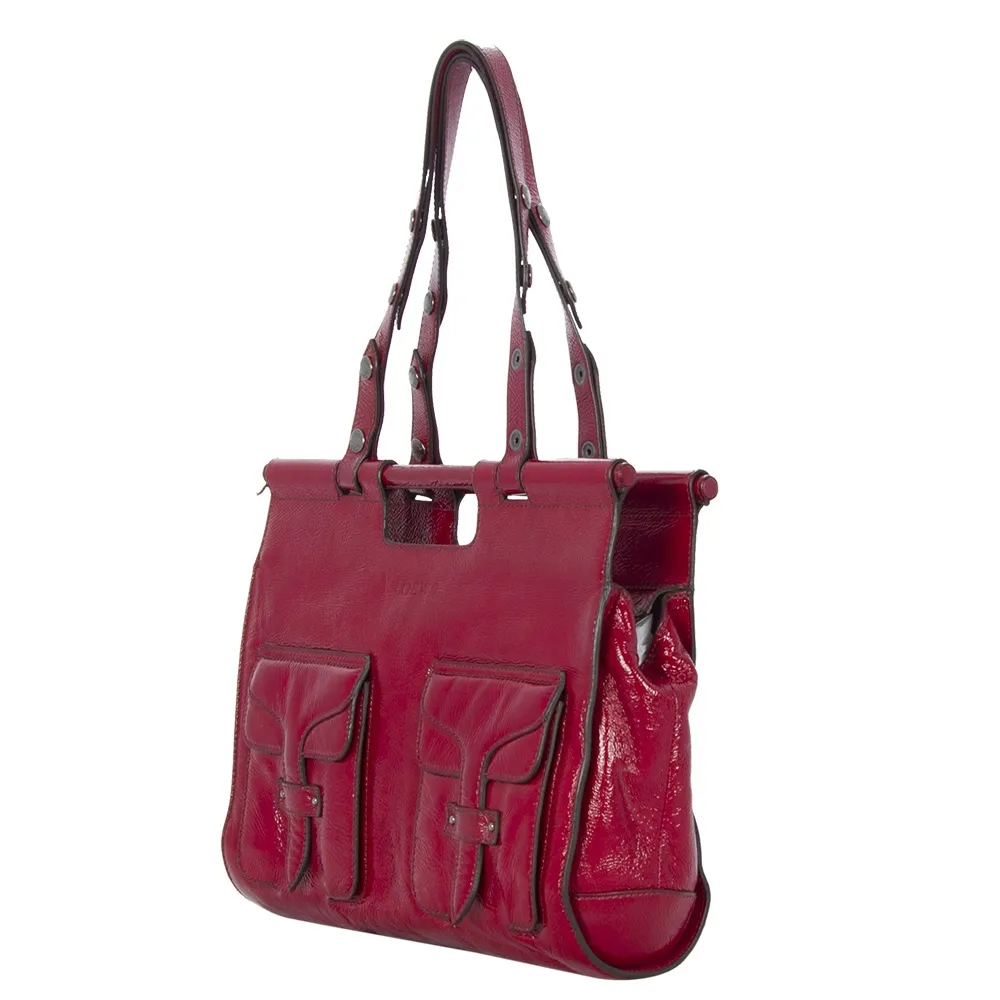 Loewe Bolso Charol Rojo