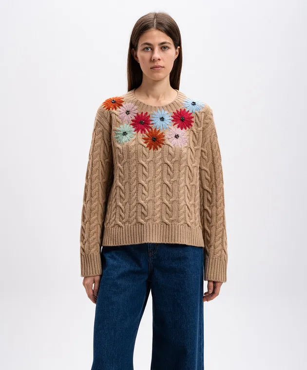 Max Mara Weekend SASIA beige sweater with wool