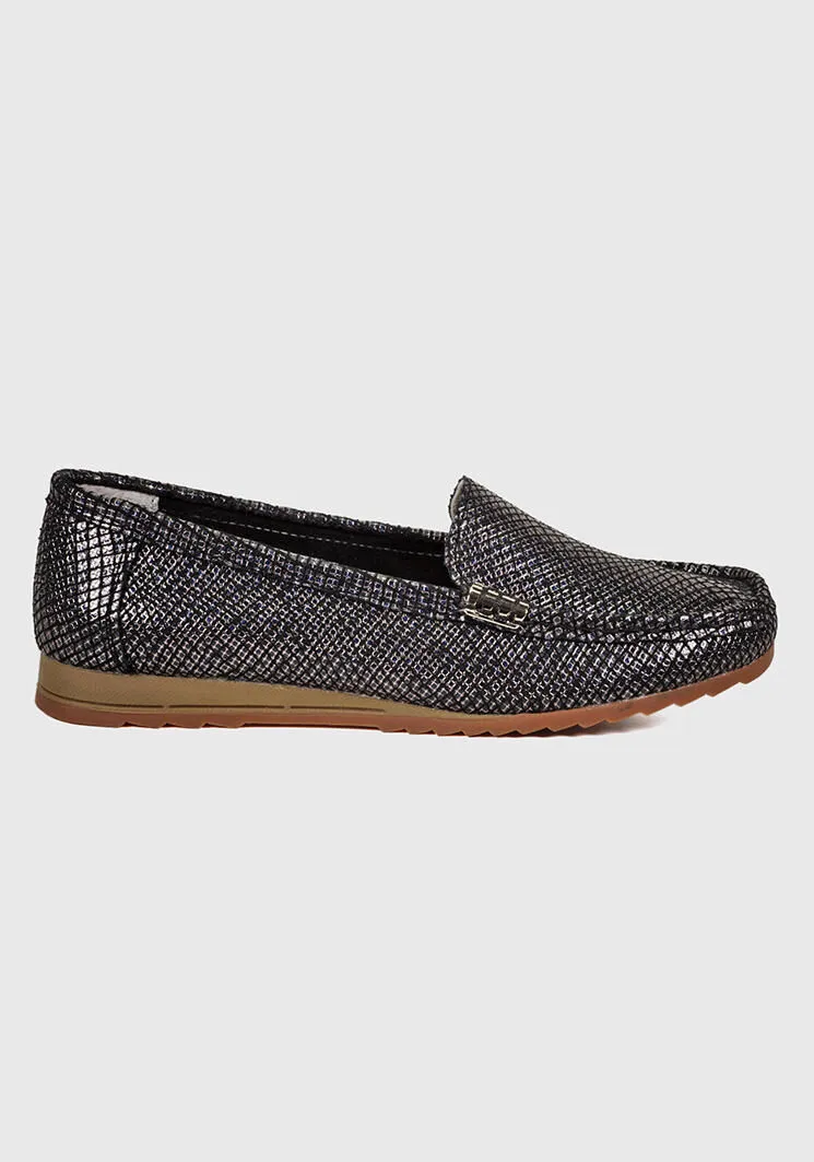 Mocasín Cuero Amneri Negro