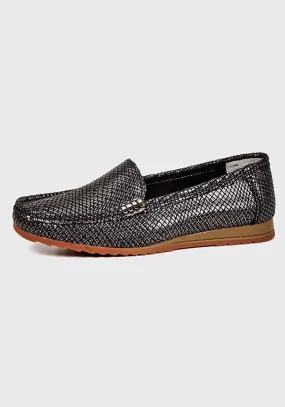 Mocasín Cuero Amneri Negro