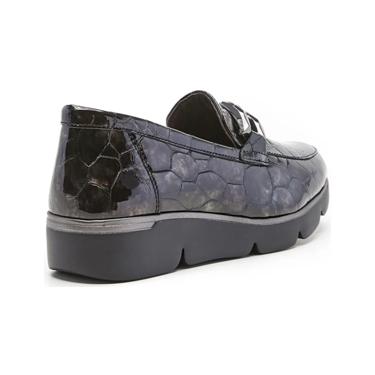 MOCASINES CUÑA MUJER 25826 NEGRO