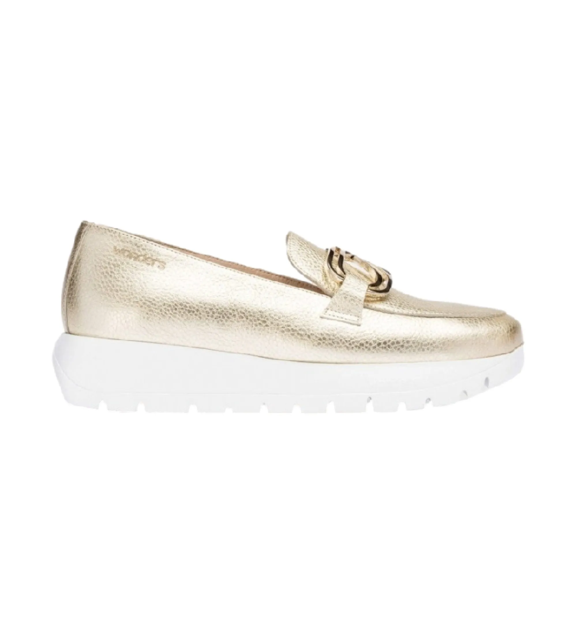 Mocasines de piel Sidney dorado