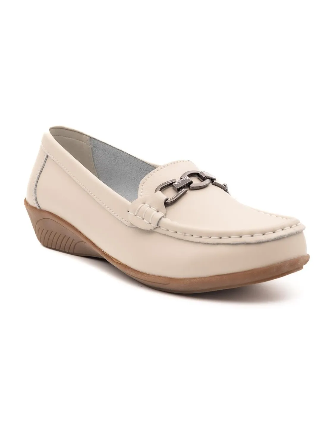 MOCASINES MUJER VICMART 508 BEIGE