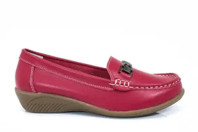 MOCASINES MUJER VICMART 508 ROJO