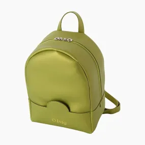 Mochila aguacate metal con cierre de cremallera y correa O grace