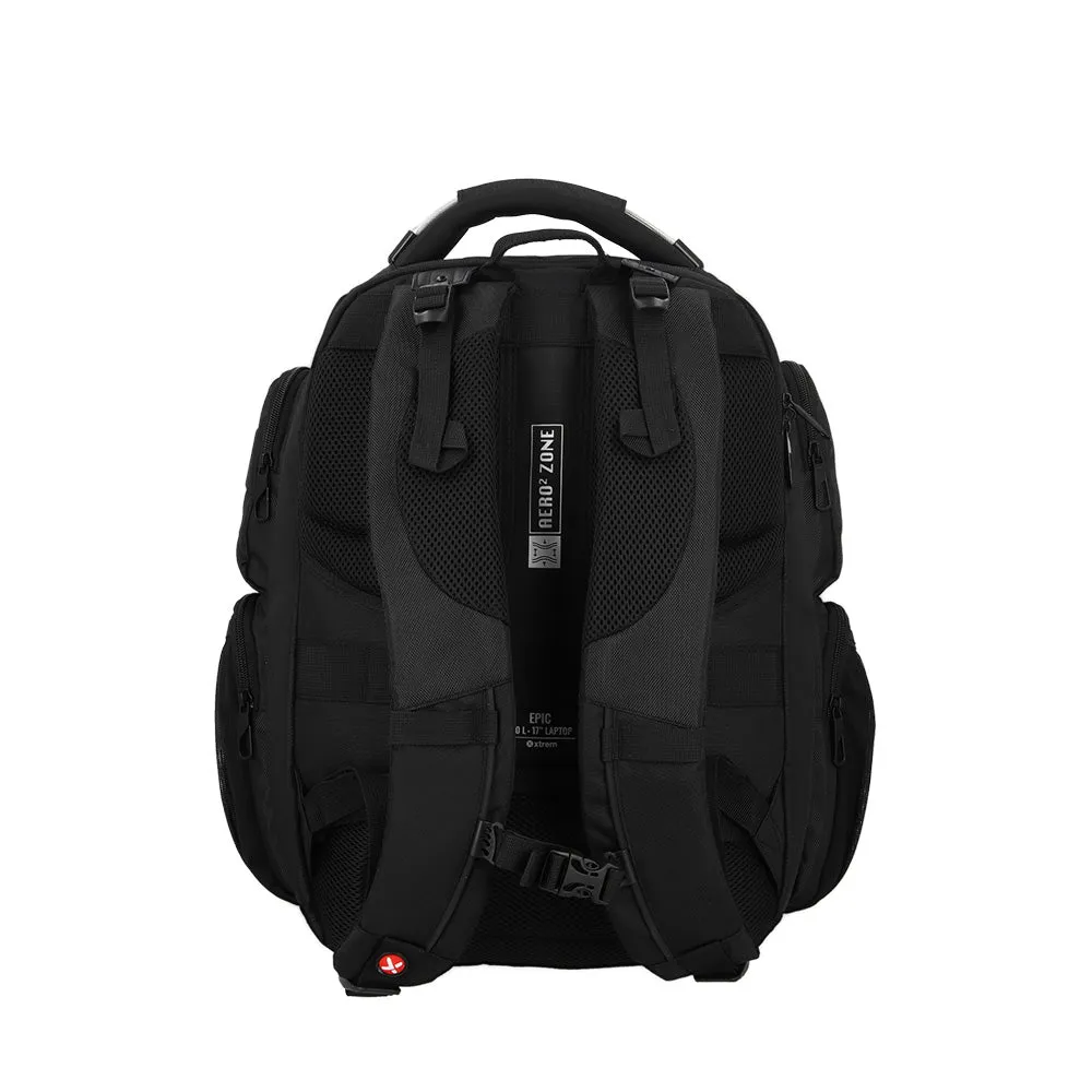 Mochila para laptop hombre Epic 17' USB negra