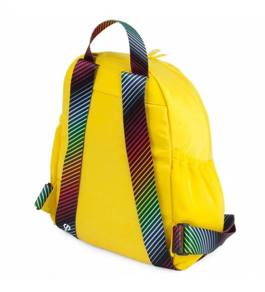 Mochila Pequeña S895 Amarillo -32X23X12Cm-