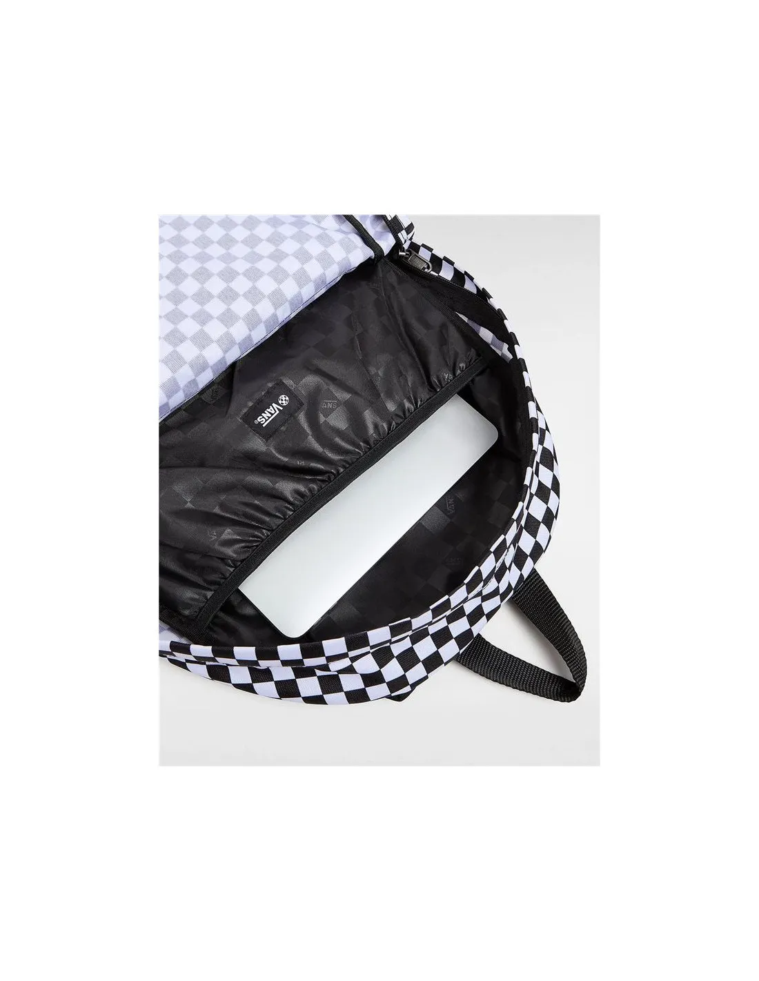 Mochila Vans Old Skool Check Negro/Blanco