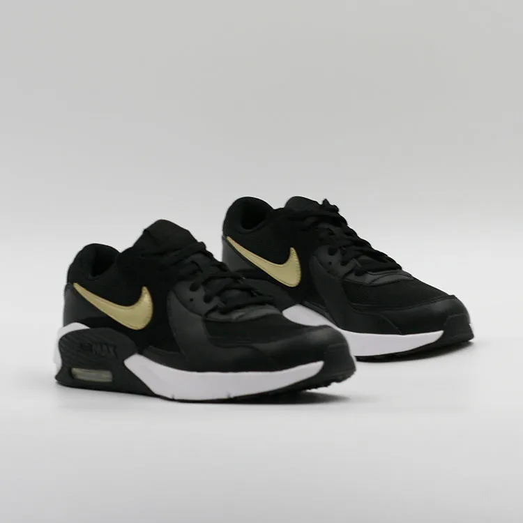 Nike Air Max Excee Black White Metallic Gold Zapatillas Hombre/Mujer Casual