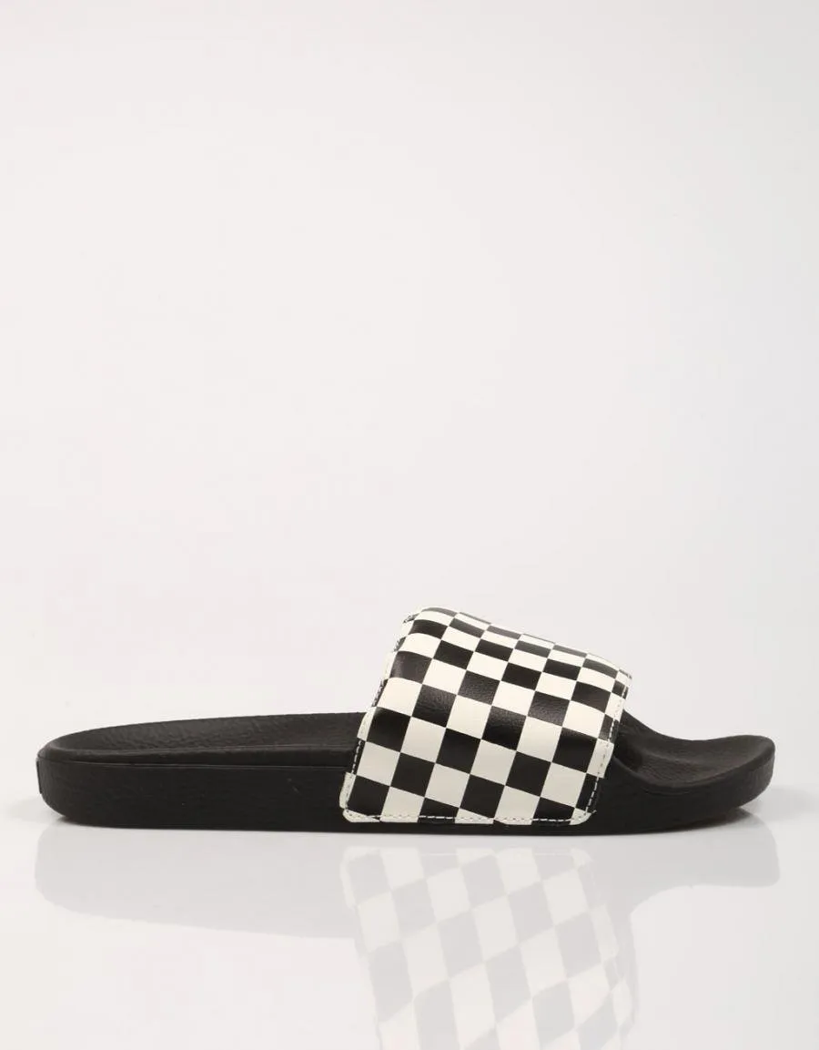  nu pieds VANS Ip1-checkerboard en Blanc 71655