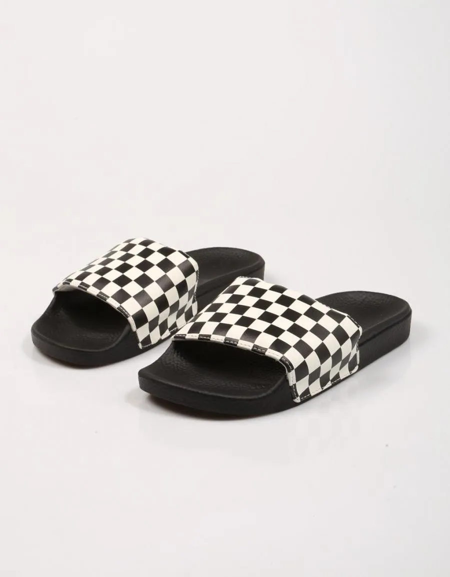  nu pieds VANS Ip1-checkerboard en Blanc 71655