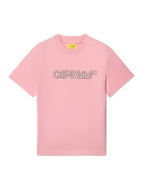 Off-White Camiseta - Rosado