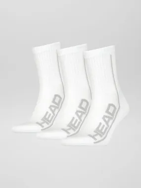 Pack de 3 pares de calcetines de deporte - BLANCO