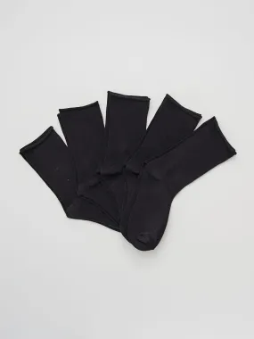 Pack de 5 pares de calcetines - Negro