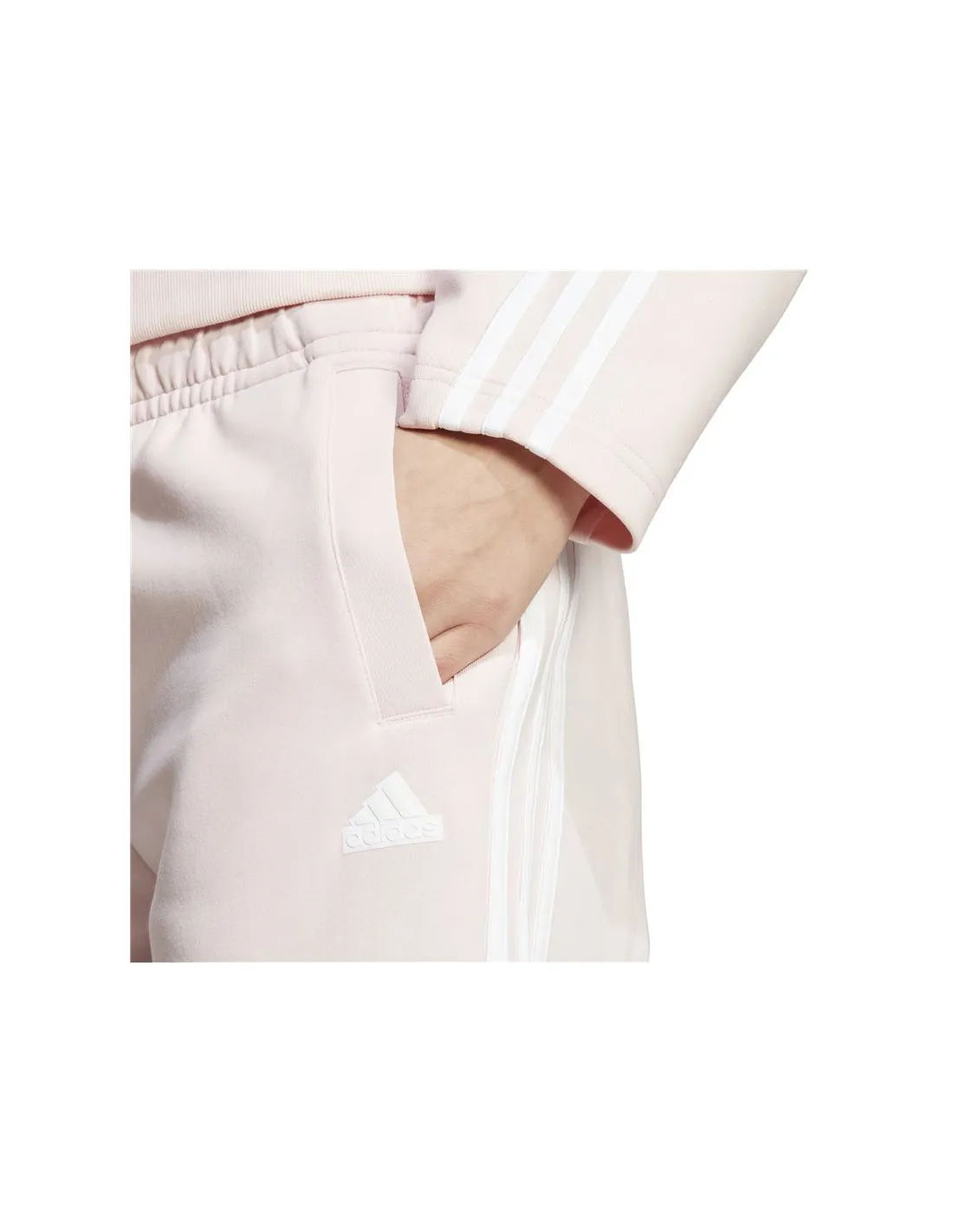 Pantalones adidas Future Icons 3 Bandas Regular Mujer Rosa