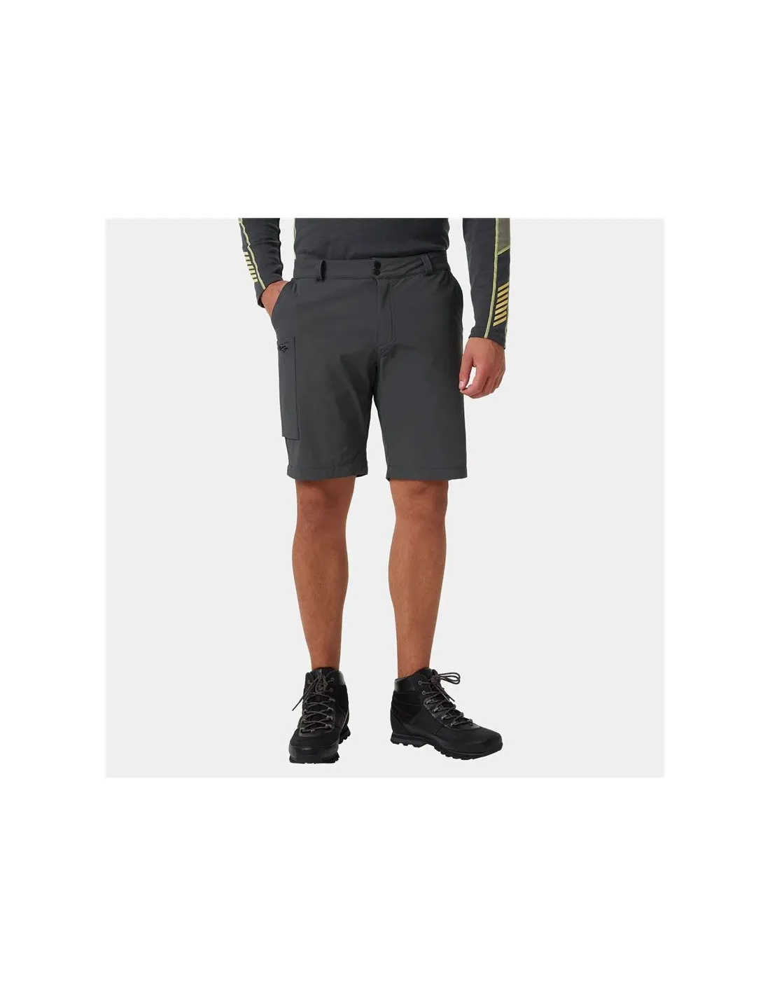 Pantalones de Montaña Helly Hansen Brono Softshell Shorts Hombre Gris