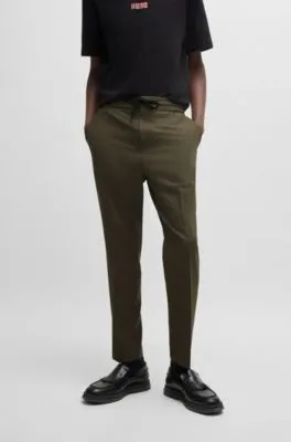 Pantalones de tejido técnico elástico con cordón