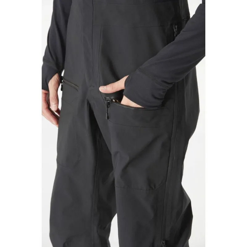 Pantalones esquí hombre Picture Pantalón con peto Lassen 3L Xpore (Negro)