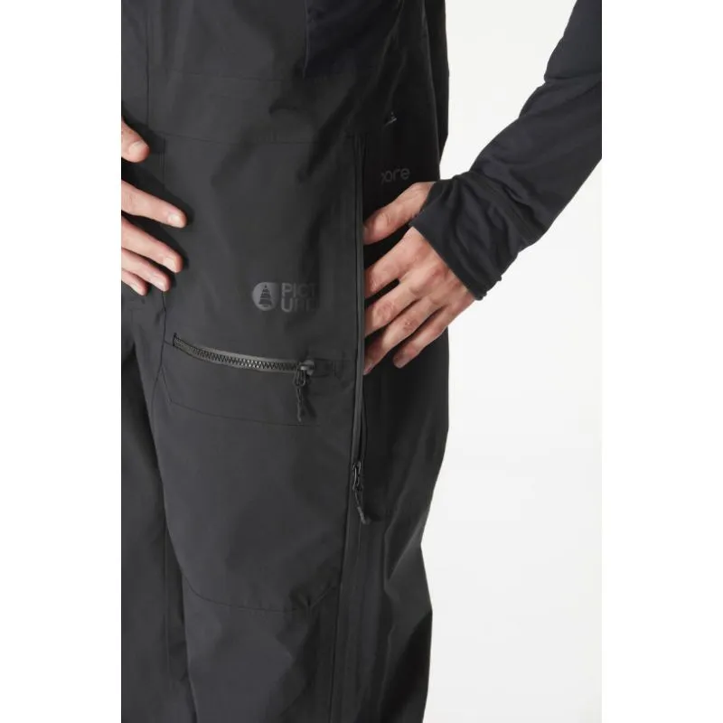 Pantalones esquí hombre Picture Pantalón con peto Lassen 3L Xpore (Negro)