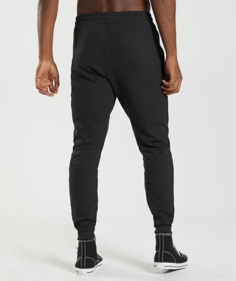 Pantalones Gymshark React Joggers Negros | 820461-GOK