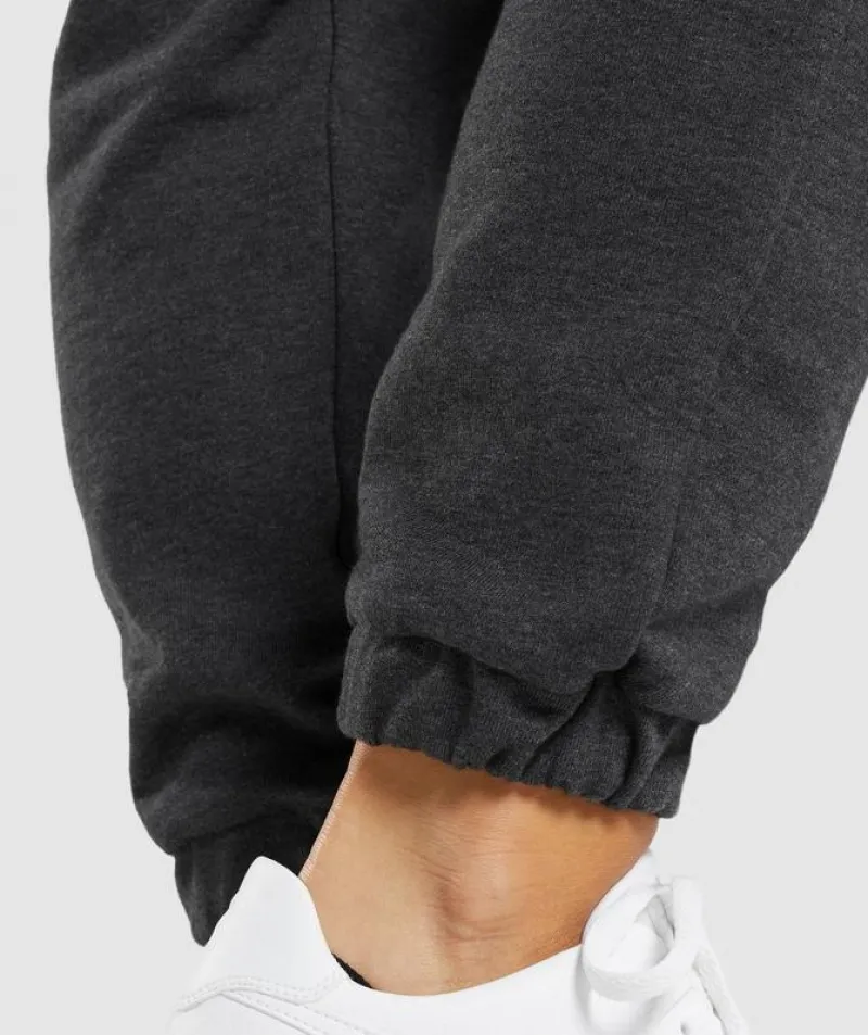 Pantalones Gymshark Rest Day Sweats Joggers Negros | 698073-CDN