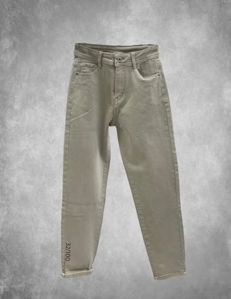 Pantalón de mujer Lasal MOM fit beige