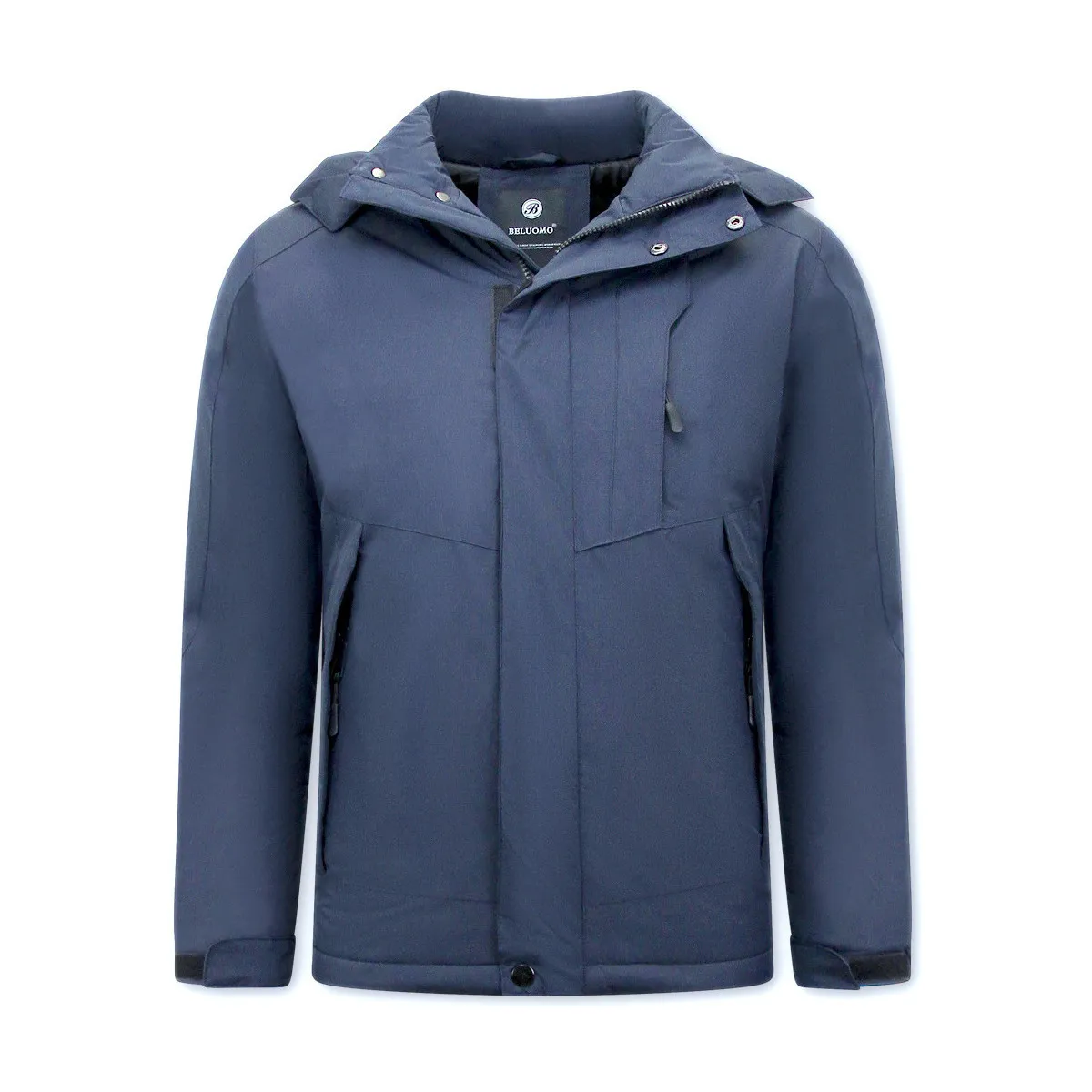 Parka Hombre Capucha Pelo