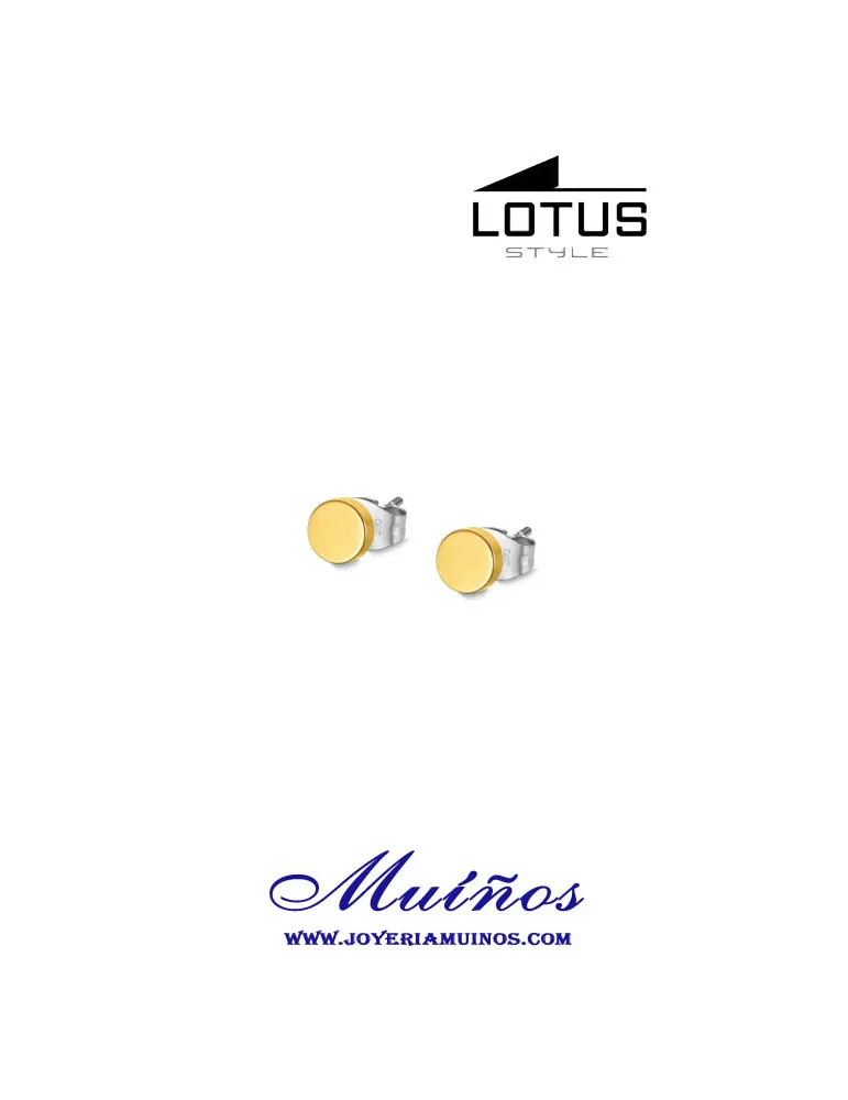 Pendientes Hombre Lotus Style LS2165