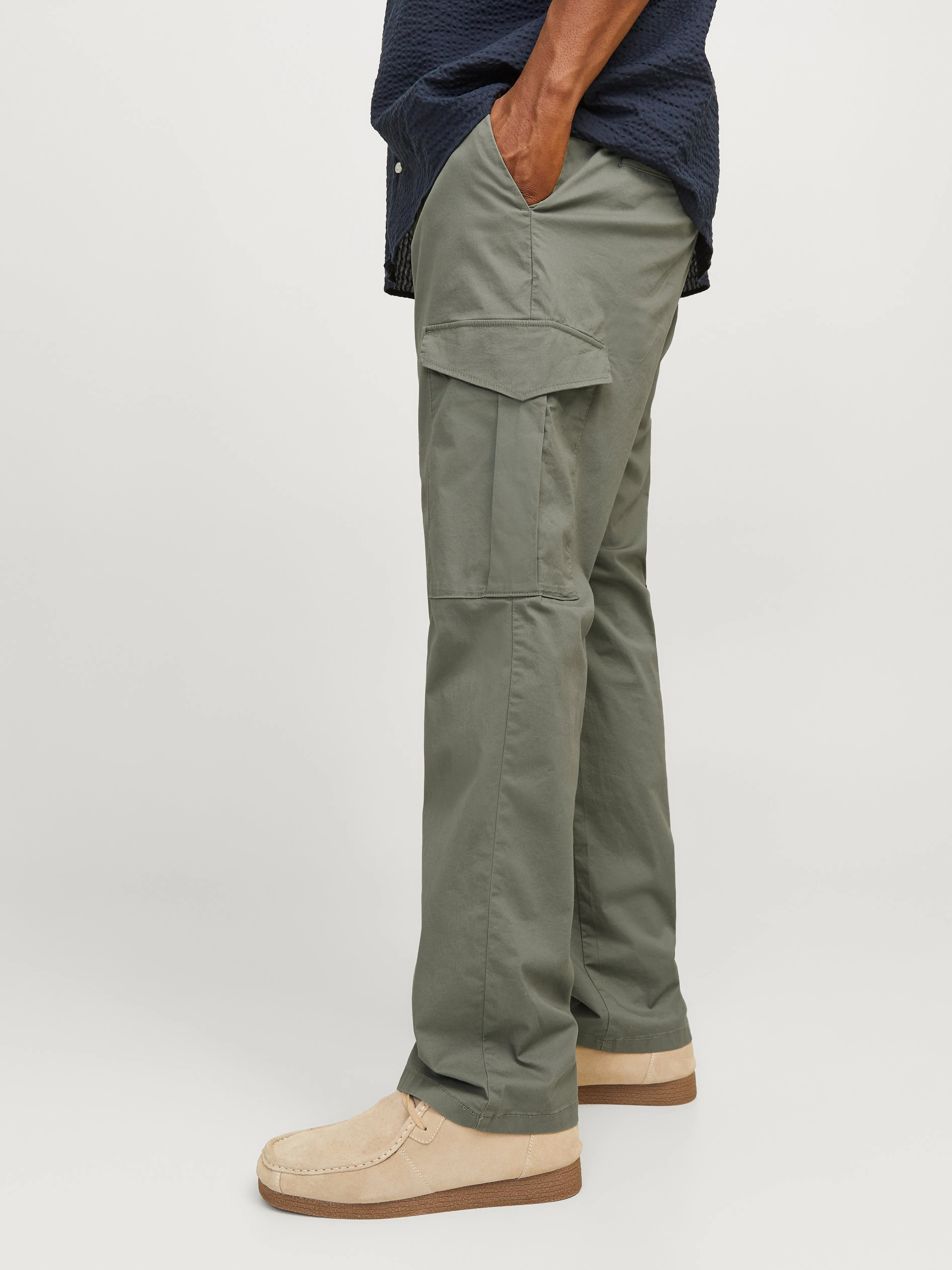 Plus Pantalones cargo Corte cargo | Verde intermedio | Jack & Jones®