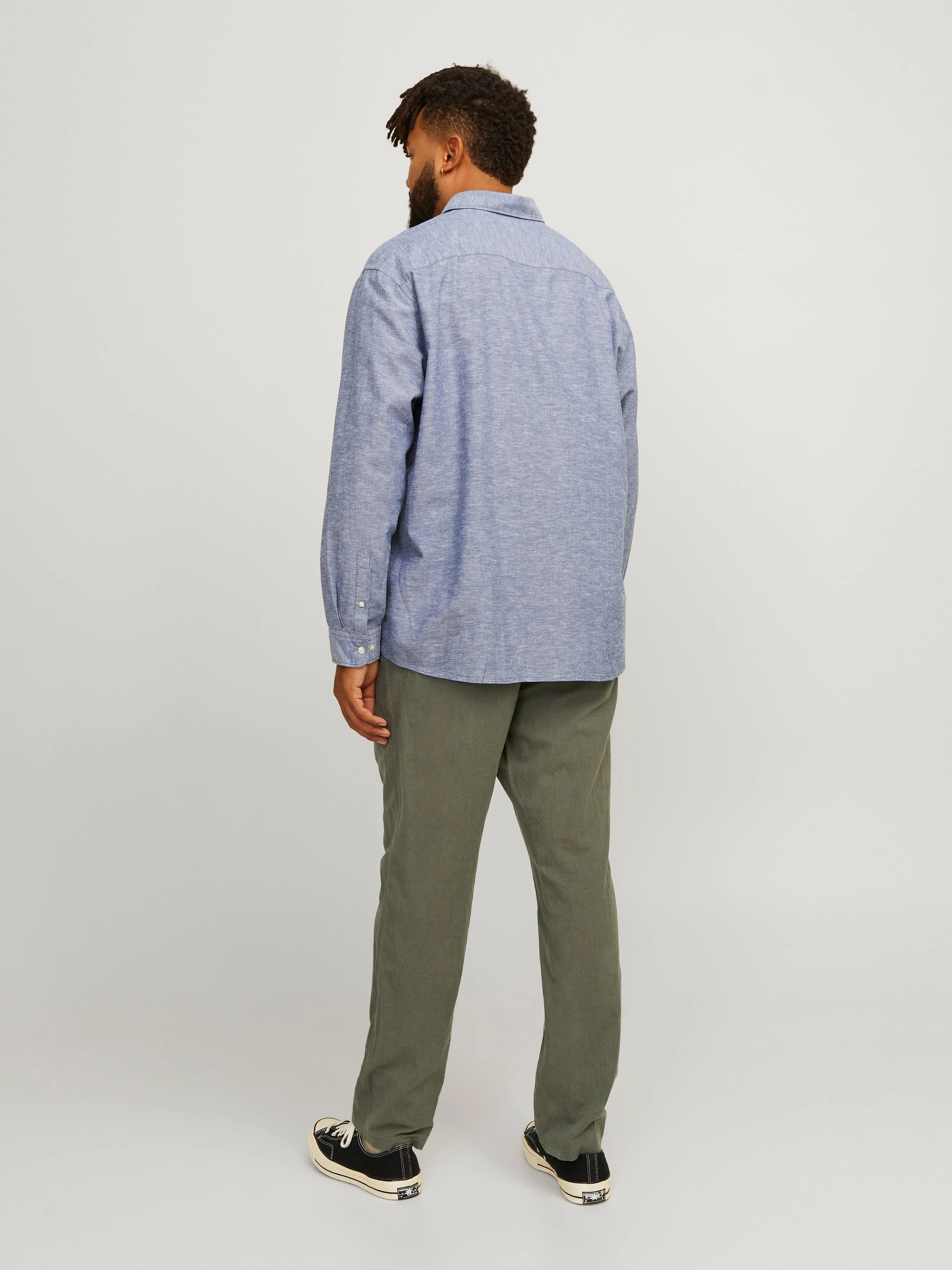 Plus Pantalones de corte carrot Corte tapered | Verde oscuro | Jack & Jones®