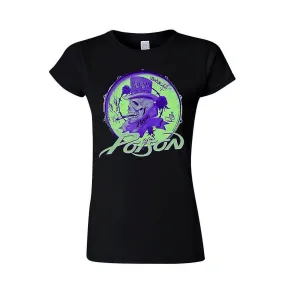 Poison Smoking Skull (dama) Camiseta Mujeres