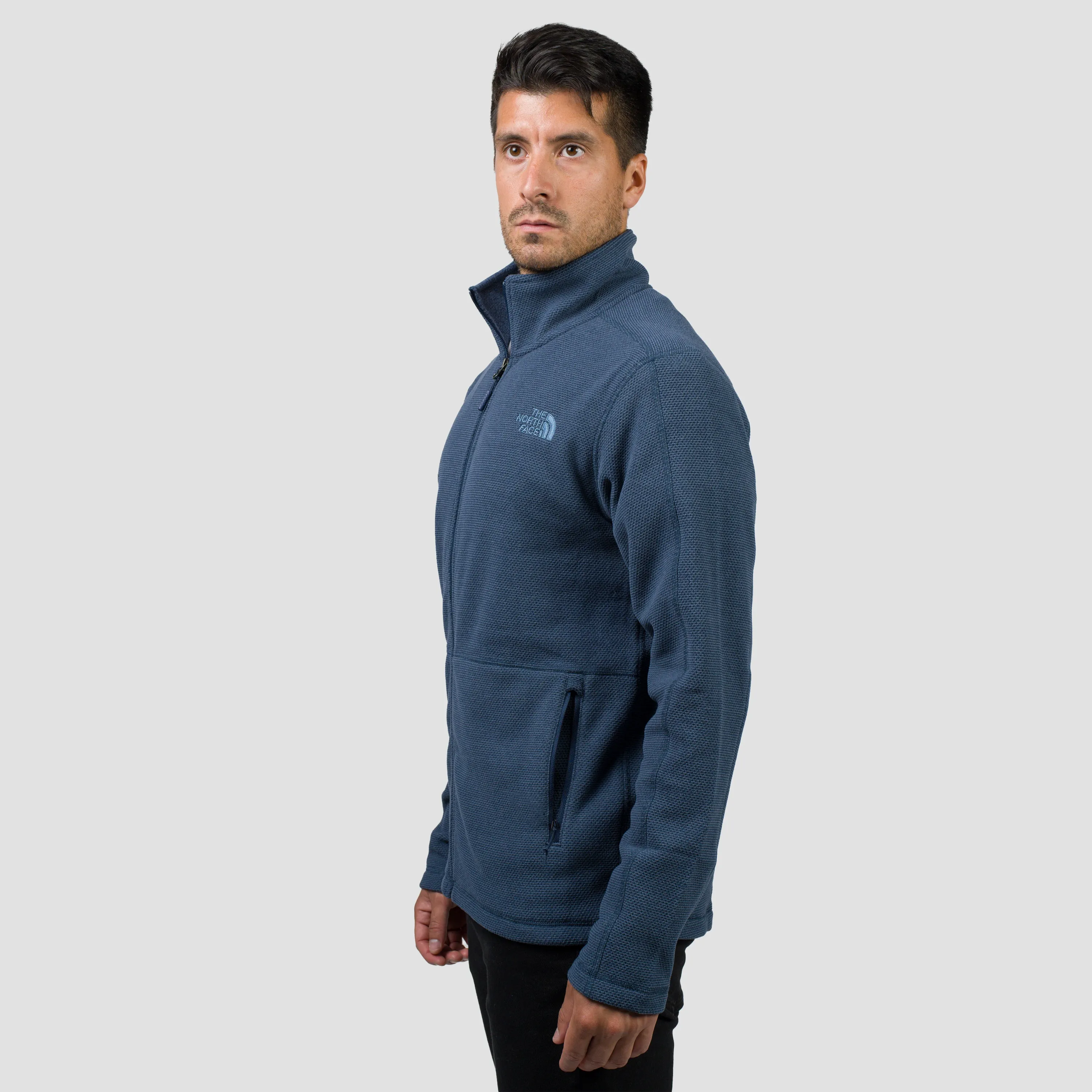 POLAR TEXTURE CAP ROCK FULL ZIP HOMBRE