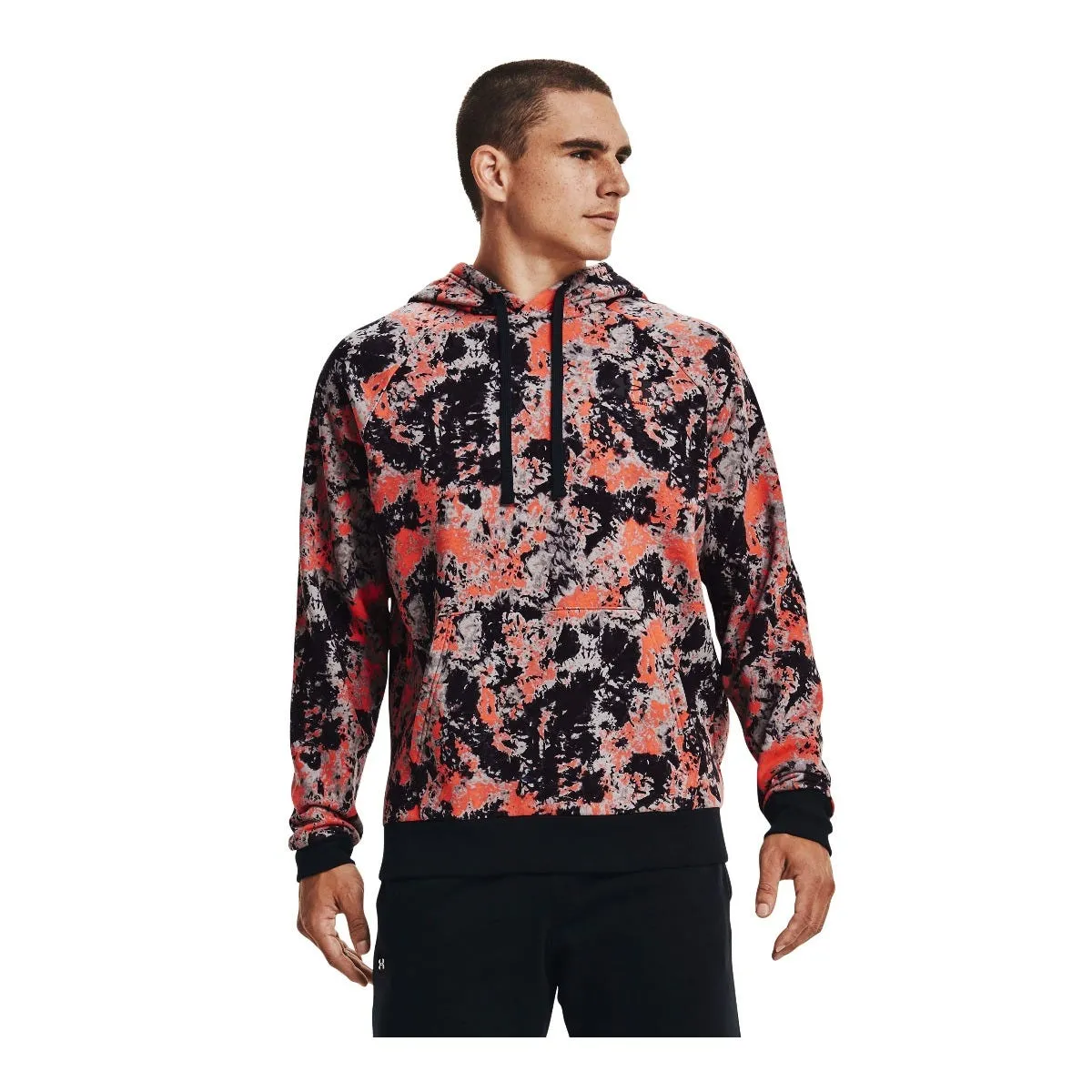 Polerón Entrenamiento Hombre Under Armour Rival Fleece Cloud Dye Multicolor