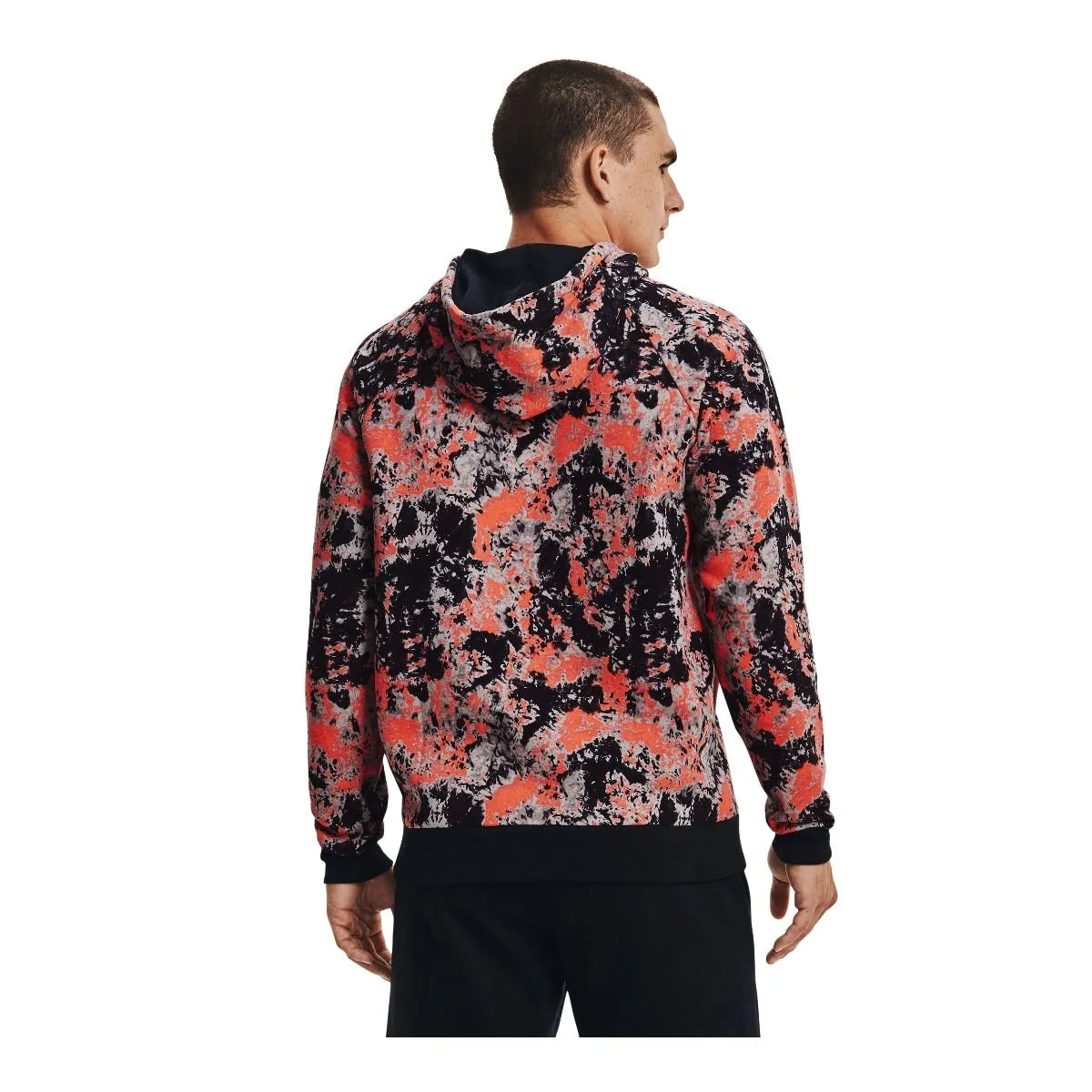 Polerón Entrenamiento Hombre Under Armour Rival Fleece Cloud Dye Multicolor