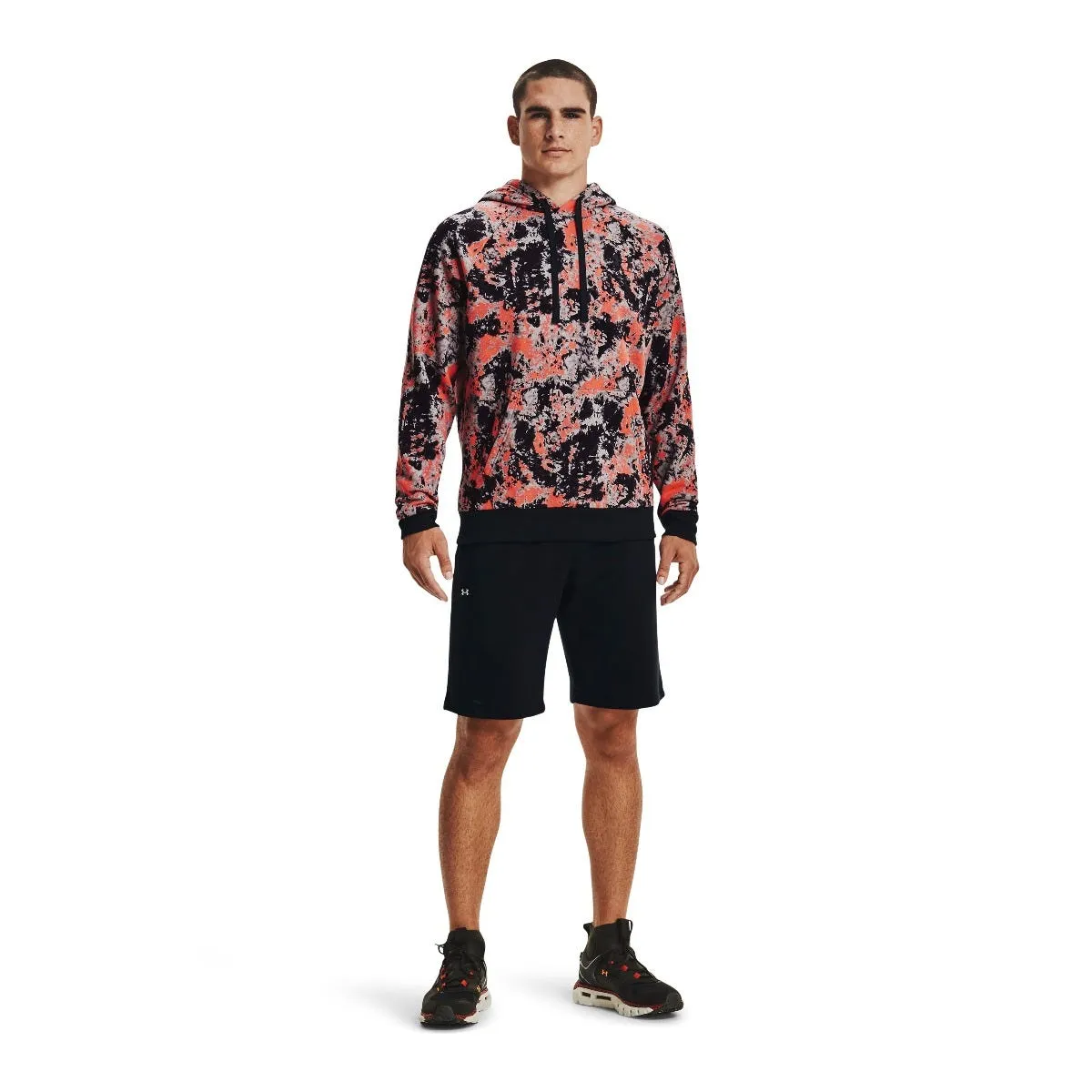 Polerón Entrenamiento Hombre Under Armour Rival Fleece Cloud Dye Multicolor