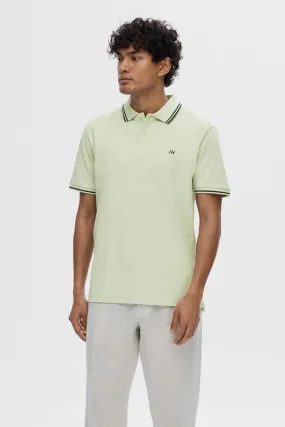 POLO BÁSICO HOMBRE SLHDANTE VERDE CLARO