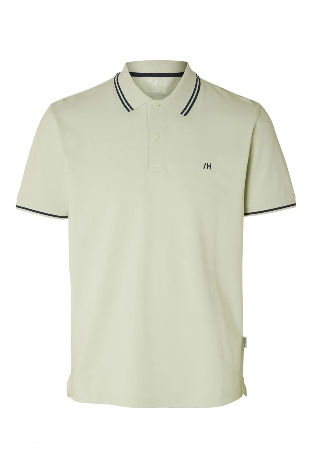 POLO BÁSICO HOMBRE SLHDANTE VERDE CLARO